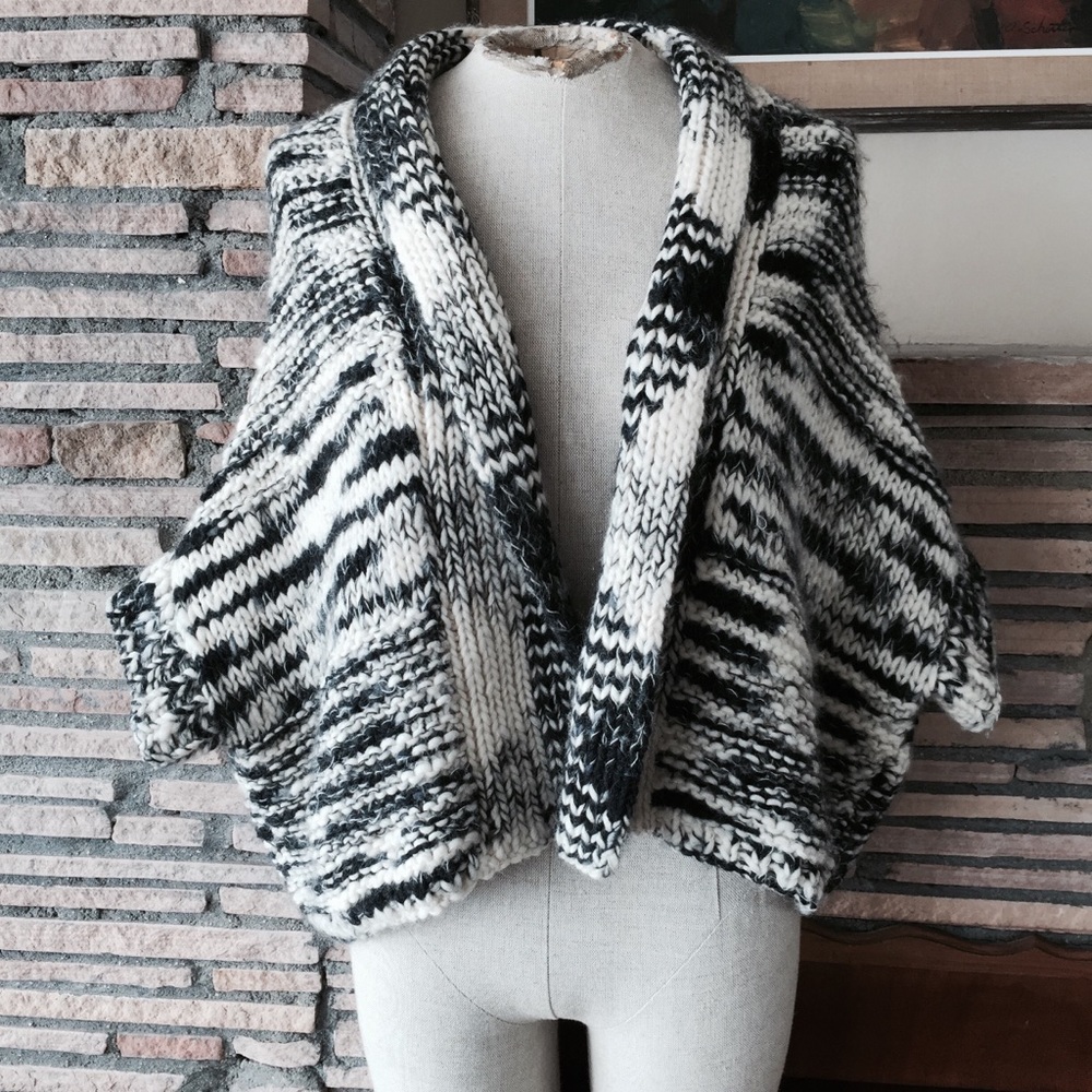 Pure DKNY knit shrug, bolero sweater